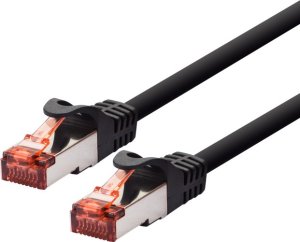 LOGON TCF66F100BL kabel sieciowy Czarny 10 m Cat6a F/UTP (FTP) 1