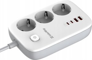 Listwa zasilająca ColorWay Power Socket 3 gniazda 2m Czarny (CW-CHE34PDW) 7