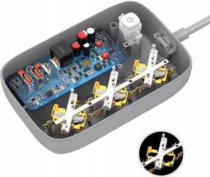 Listwa zasilająca ColorWay Power Socket 3 gniazda 2m Czarny (CW-CHE34PDW) 9