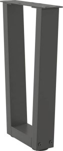 Nogi stołu jadalnego w kształcie litery V 2 szt. Antracyt Stal 4