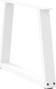 Nogi do stołu jadalnego w kształcie litery V 2 szt. Białe Stal 4