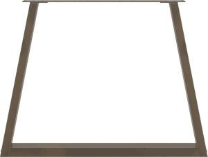 Nogi do stołu jadalnego w kształcie litery V 2 szt. Stal 5