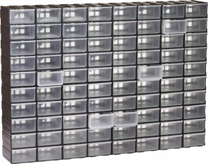 80 szt. Pojemnik szufladki organizer warsztatowy Regał na śrubki 2