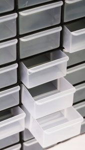 80 szt. Pojemnik szufladki organizer warsztatowy Regał na śrubki 9