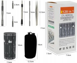 ExtraLink Extralink | Zestaw kluczy magnetycznych | wkrętaków śrubokrętów precyzyjnych 128 w 1 5