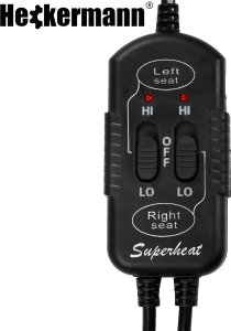 Heckermann Mata grzewcza do samochodu podwójna ZL012 Szara 7