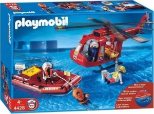 *Playmobil City Action 4428 Helikopter ratowniczy z pontonem 1