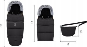 momi Śpiworek 2w1 czarny 8