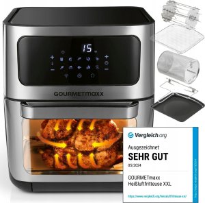 Frytkownica beztłuszczowa Gourmetmaxx Cyfrowa frytkownica beztłuszczowa XXL 12l 1800W 2