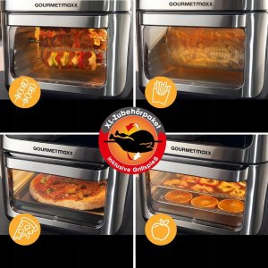 Frytkownica beztłuszczowa Gourmetmaxx Cyfrowa frytkownica beztłuszczowa XXL 12l 1800W 6