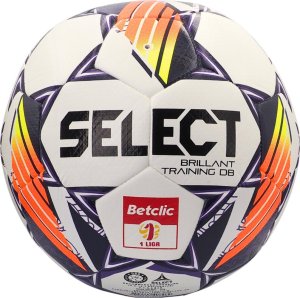 Piłka nożna Select Brillant Training DB Betclic 1 Liga v24 biało-pomarańczowo-fioletowa 18763 4 2
