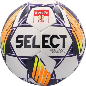 Piłka nożna Select Brillant Replica DB Betclic 1 Liga v24 biało-pomarańczowo-fioletowa 18766 4 1