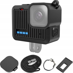 Puluz Zestaw Futerał Etui Obudowa Osłona Dekielek Klapka Pasek GoPro HERO 4K 2024 / PU717B 3