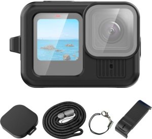 Zestaw Futerał Etui Obudowa Osłona Dekielek Klapka Pas GoPro HERO 13 BLACK / PU949B 1