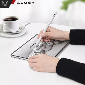 Rysik Alogy Stylus Pen Pencil dotykowy do ekranów telefonu tabletu do Apple iPad / iPhone Biały 12