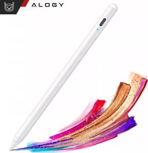 Rysik Alogy Stylus Pen Pencil dotykowy do ekranów telefonu tabletu do Apple iPad / iPhone Biały 2