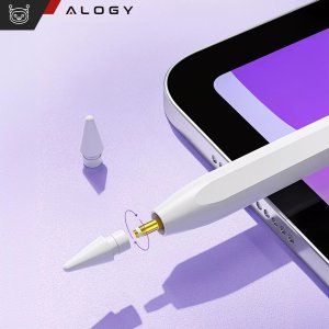 Rysik Alogy Stylus Pen Pencil dotykowy do ekranów telefonu tabletu do Apple iPad / iPhone Biały 4