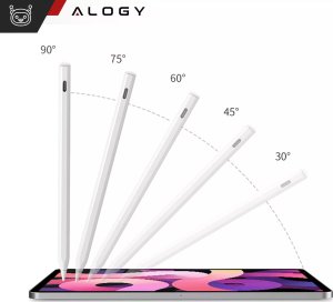 Rysik Alogy Stylus Pen Pencil dotykowy do ekranów telefonu tabletu do Apple iPad / iPhone Biały 10