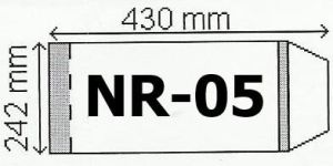 Narnia Okładka na podr B5 regulowana nr 5 (50szt) (131643) 1