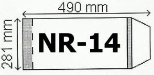 Narnia Okładka na podr A4 regulowana nr 14 (50szt) (131646) 1