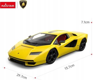 RASTAR R/C 1:16 Lamborghini Countach LPI 800-4 Yellow 6
