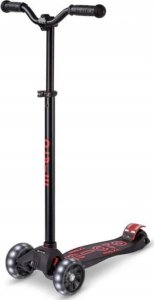 Hulajnoga Maxi Micro Deluxe Pro LED Black Red 1