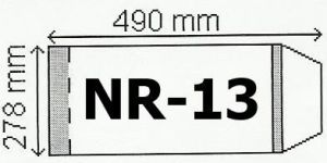 Narnia Okładka na podr A4 regulowana nr 13 (50szt) (131649) 1