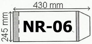 Narnia Okładka na podr B5 regulowana nr 6 (50szt) (131637) 1