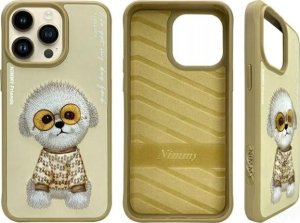 Nimmy iPhone 15 Pro 6.1" case khaki Glasses Cool Dog 2