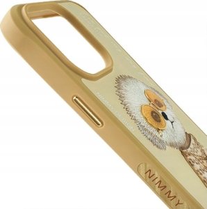 Nimmy iPhone 15 Pro 6.1" case khaki Glasses Cool Dog 4