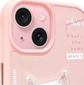 Nimmy iPhone 15 6.1" case pink Cool&Cute 2.0 Cat 3