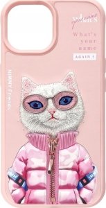 Nimmy iPhone 15 6.1" case pink Cool&Cute 2.0 Cat 4