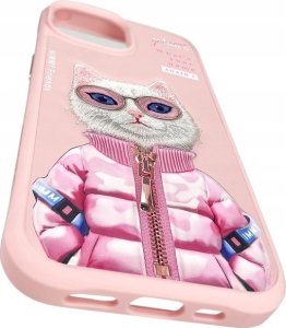 Nimmy iPhone 15 6.1" case pink Cool&Cute 2.0 Cat 9