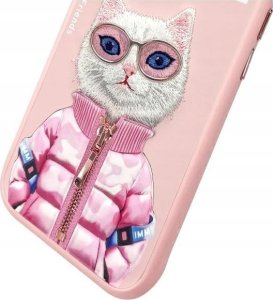 Nimmy iPhone 15 6.1" case pink Cool&Cute 2.0 Cat 10