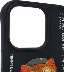 Nimmy case iPhone 15 Pro Max 6.7" black/black Glasses Cool Cat 2