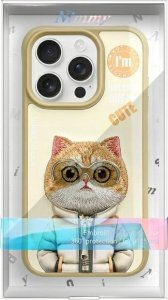 Nimmy case iPhone 15 Pro Max 6.7" khaki Cool&Cute 2.0 Cat 11