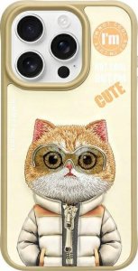 Nimmy case iPhone 15 Pro Max 6.7" khaki Cool&Cute 2.0 Cat 12