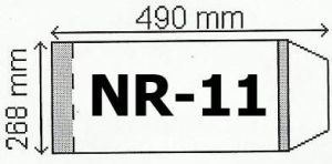 Narnia Okładka na podr A4 regulowana nr 11 (50szt) NARNIA - 131630 1