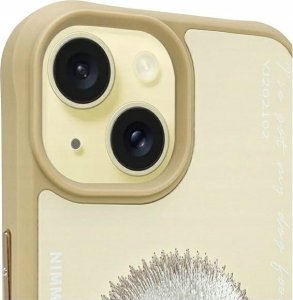 Nimmy iPhone 15 6.1" case khaki Glasses Cool Dog 3