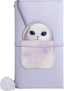 Nimmy Set 2in1 notebook + pen purple/purple Big Eyed Pet 2.0 Rabbit 1