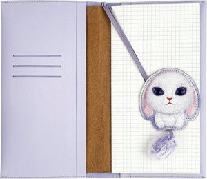Nimmy Set 2in1 notebook + pen purple/purple Big Eyed Pet 2.0 Rabbit 3