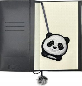 Nimmy Set 2in1 notebook + pen black/black Big Eyed Pet 2.0 Panda 3