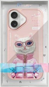 Nimmy iPhone 16 6.1" case pink Cool&Cute 2.0 Cat 12