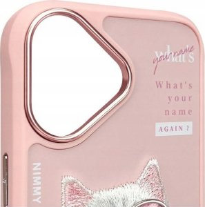 Nimmy iPhone 16 6.1" case pink Cool&Cute 2.0 Cat 5