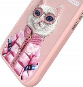 Nimmy iPhone 16 6.1" case pink Cool&Cute 2.0 Cat 7