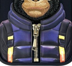 Nimmy case iPhone 16 6.1" black/black Cool&Cute 2.0 Monkey 9