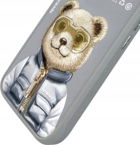 Nimmy iPhone 16 6.1" case gray/grey Cool&Cute 2.0 Bear 7