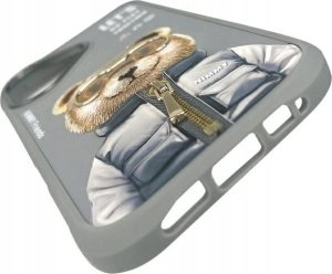 Nimmy iPhone 16 6.1" case gray/grey Cool&Cute 2.0 Bear 8
