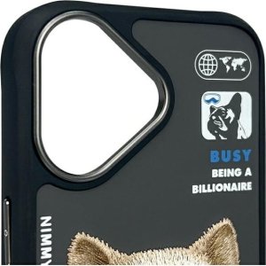 Nimmy iPhone 16 6.1" case black/black Cool&Cute 2.0 Dog 4