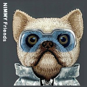 Nimmy iPhone 16 6.1" case black/black Cool&Cute 2.0 Dog 9